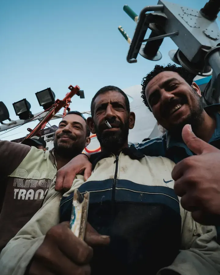 Construction workers celebrating teamwork for the Ventia live reporting case study